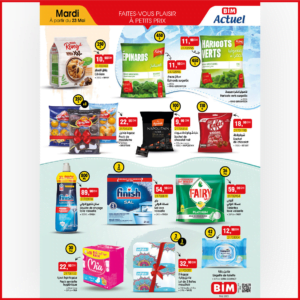 Catalogue BIM 26 Mai 2023, haricots surgelés, et produits de nettoyage