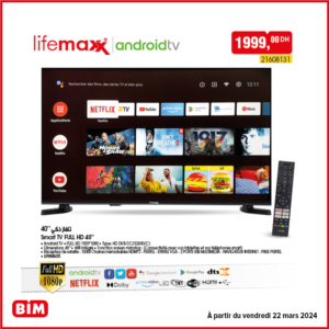 television Lifemax SMART TV FULL HD 40'' Android
